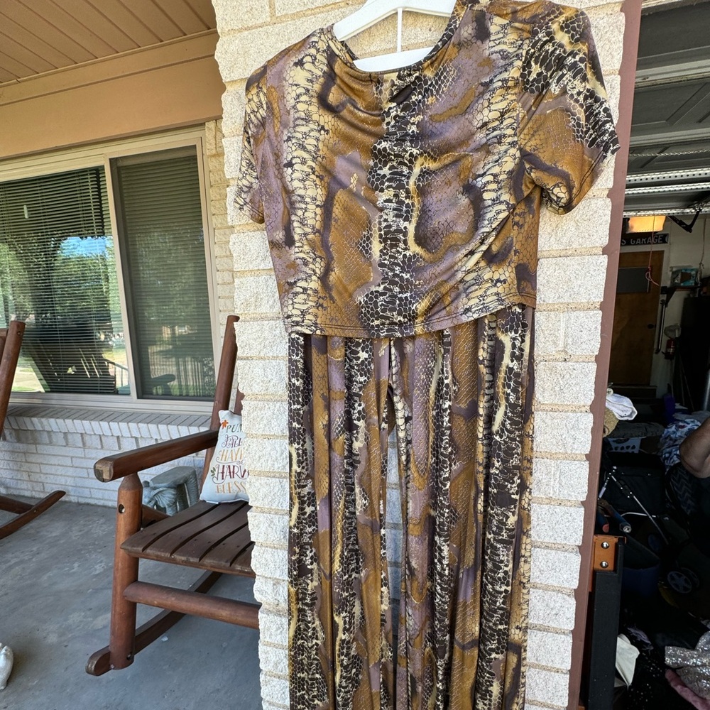 Snake Print Set